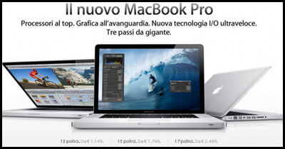 Macbook pro nuovi